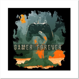 Gamer Forever Posters and Art